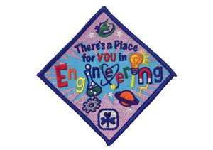 The Engineers Canada Girl Guides crest