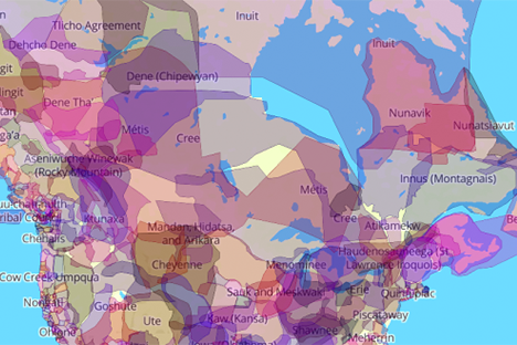 Map of Indigineous lands