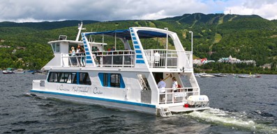 2022 strategic board workshop event Lac Tremblant boat cruise