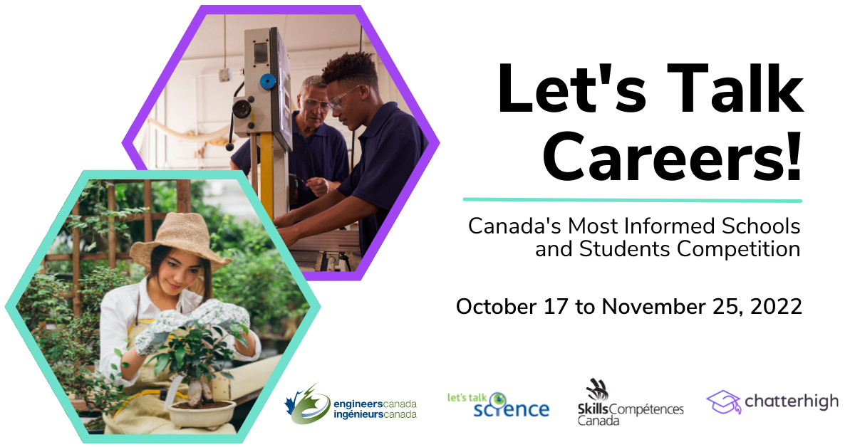 Engineers Canada joins the Let's Talk Careers competition | Engineers ...