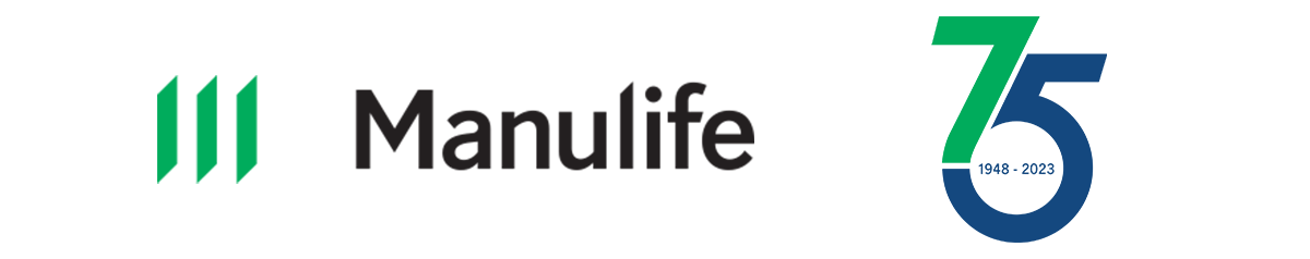 Manulife 75 year anniversary logo