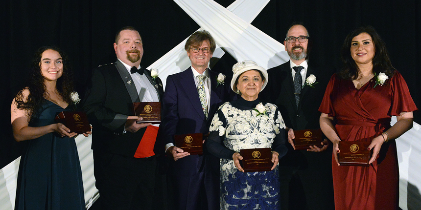 Group photo the 2023 Engineers Canada award recipients