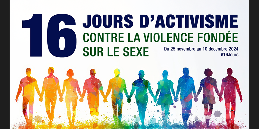 16 jours d'activisme contre la violence sexiste 