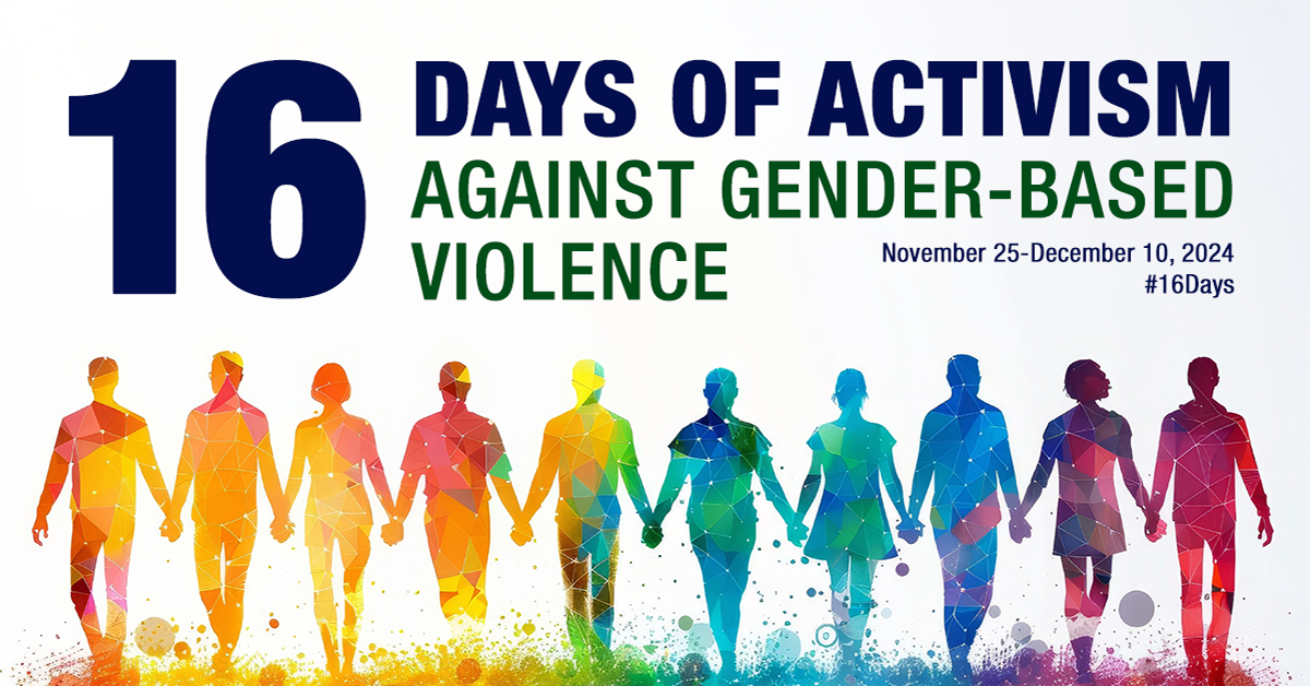 Marking the 16 Days of Activism Against Gender-Based Violence ...