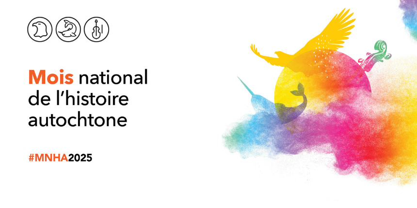 Bannière du Mois national de l'histoire autochtone