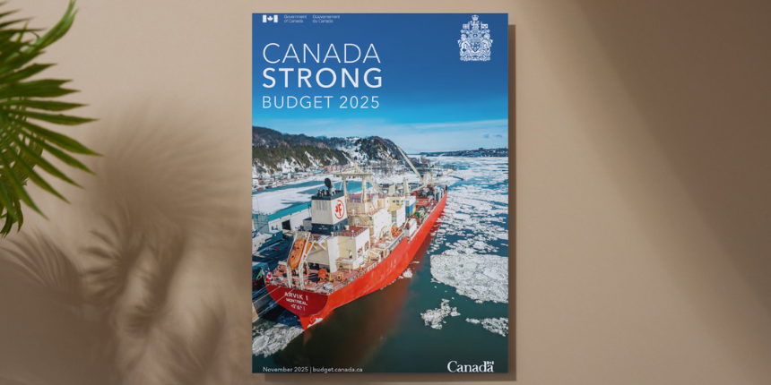 Cover image of the 2025 federal government budget.