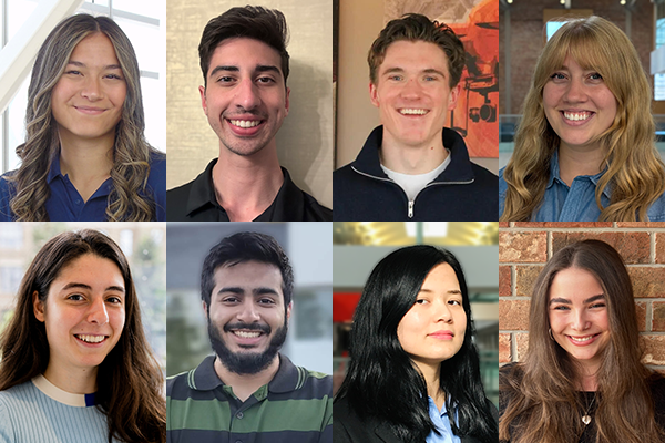 Collage of leadership scholarship recipients