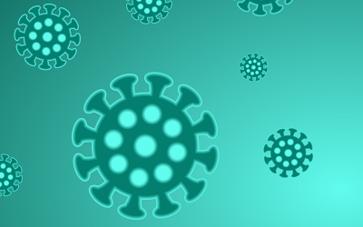 Illustration of a coronavirus