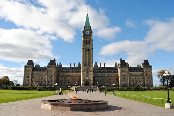 centre block on parliament hill