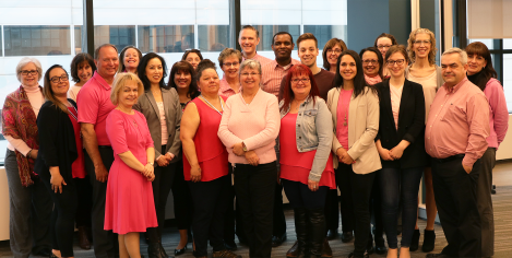 le personnel d’Ingénieurs Canada est fier de porter du rose