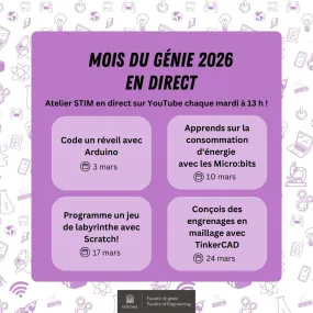 Graphic with event information