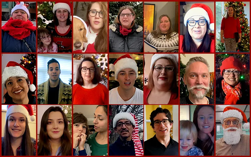 holiday 2020 zoom image of staff