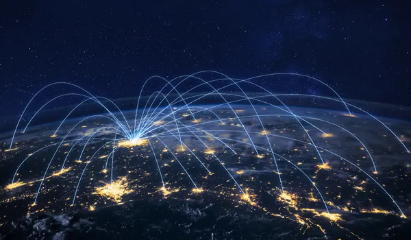 stock image networking