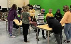group of student in a classroom