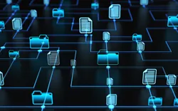 stock image networking