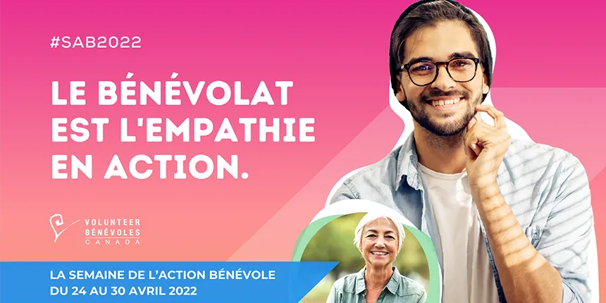 National Volunteer Week 4x2 in French