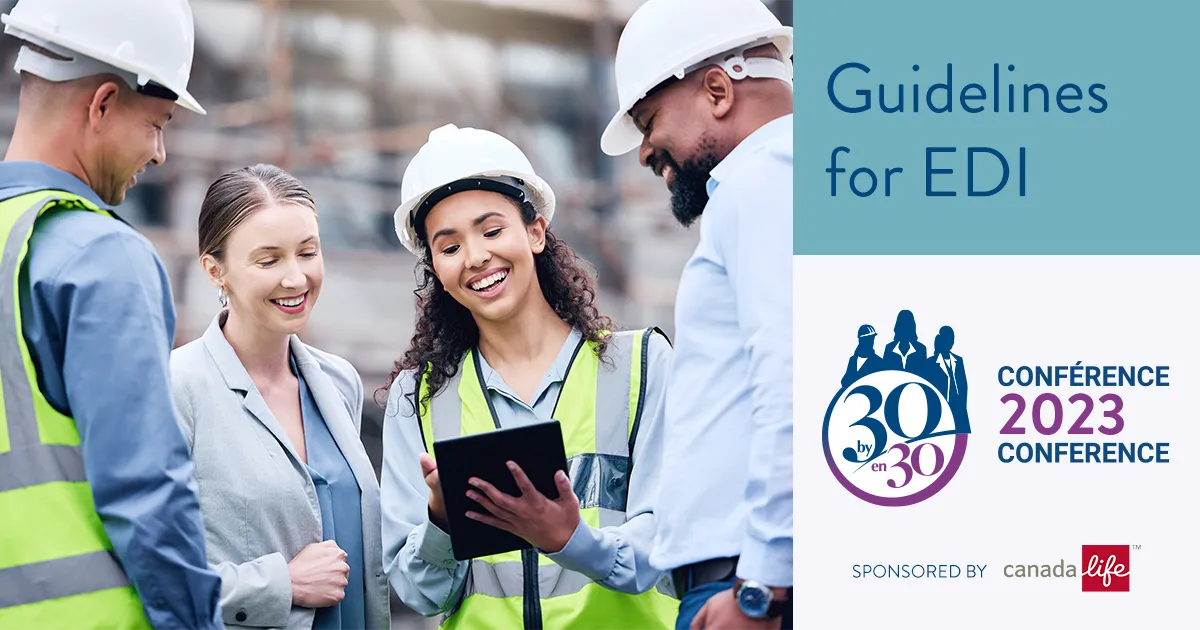 30x30 Virtual Session 2 - Guidelines for EDI