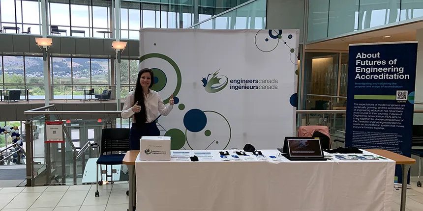 Staff at event booth
