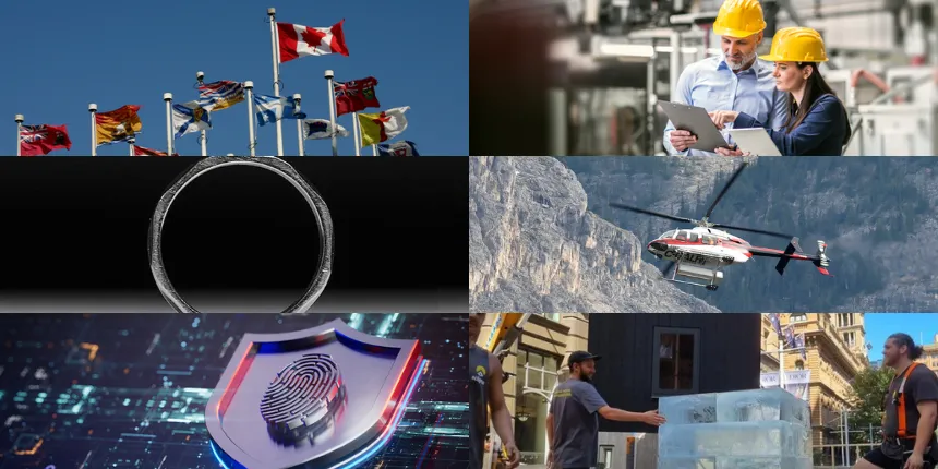 Collage of banners from our top news stories of the year