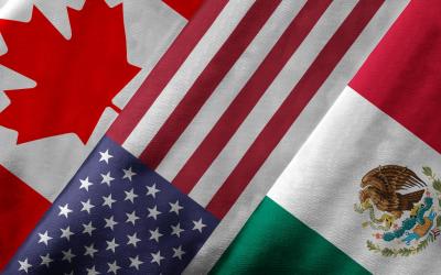 usmca drapeaux